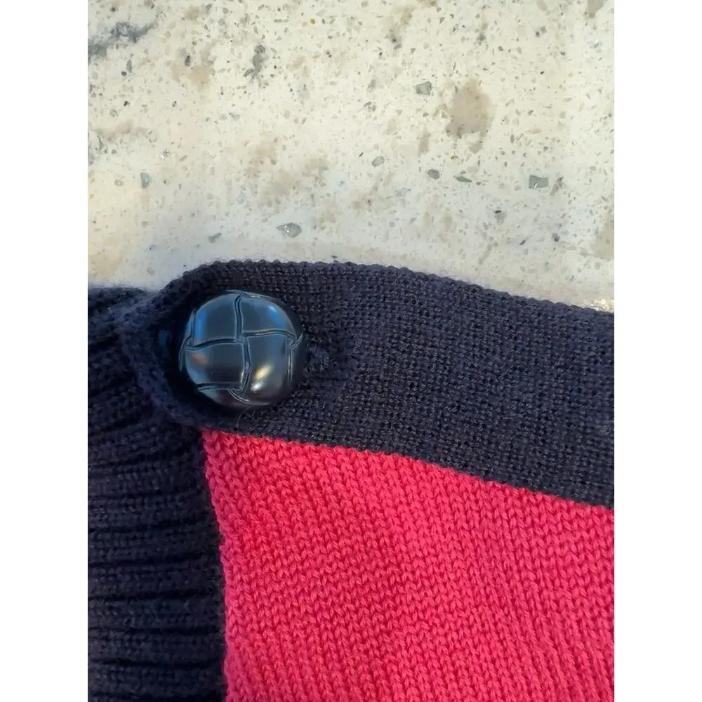 Blue bears By Nicolas And bears Girls Pink Navy Equestrian Crest Cardigan 6 Year